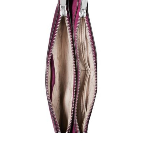 Michael Kors Pebble Leather Double Pouch Crossbody - Picture 3 of 11